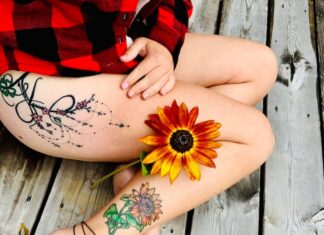 Маленькие тату-эскизы для девушек на щиколотке