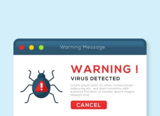 Файл с вирусом или нежелательной программой на Windows 10