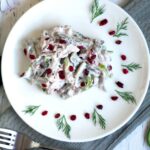 Салат Тиффани с Виноградом и Курицей и Грецкими Орехами