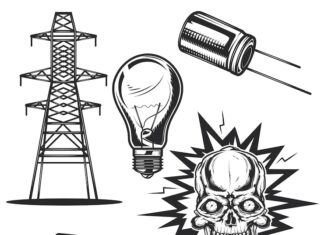 Рисунок катушки Тесла