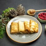 Лаваш с ветчиной и сыром на сковороде