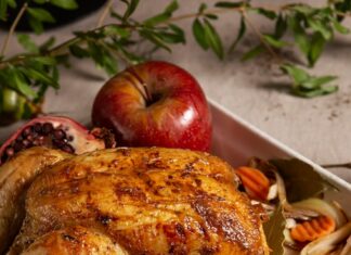 Курица с картошкой в духовке в рукаве