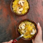 Грибной суп из шампиньонов с картофелем и сыром