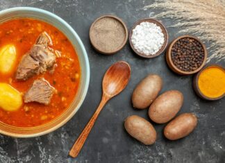 Вкусный суп из говядины на косточке