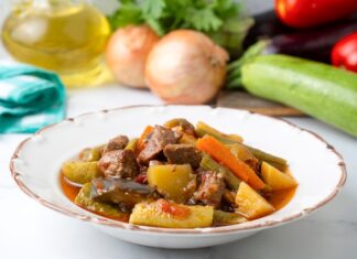 Овощное рагу: тушеное блюдо из свежих овощей