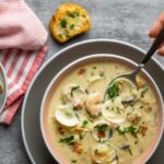 Суп из свежих лесных грибов с картошкой