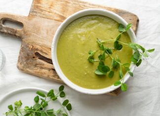 Кабачковый суп-пюре со сливками