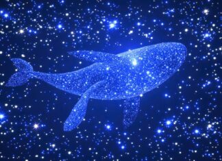 Созвездие Кита на звездной карте