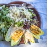 Салат из копченой скумбрии горячего копчения