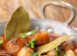 Афганский казан: картошка со свининой