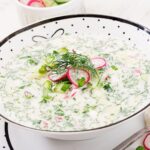 Окрошка на квасе с колбасой: рецепт