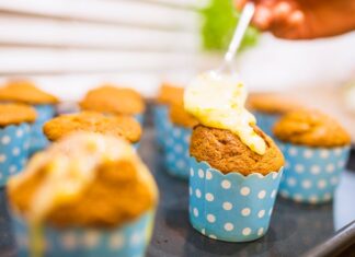 Простые кексы в силиконовых формочках