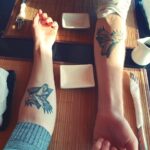 Маленькие тату на щиколотке для женщин