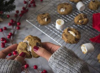 Печенье с грецкими орехами в духовке