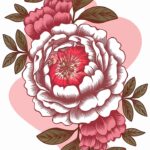 Значение пиона тату для девушек на руке