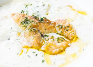 Запеченная в сливках рыба в духовке