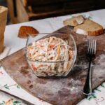 Салат из трески горячего копчения