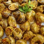 Ракушки с фаршем в духовке