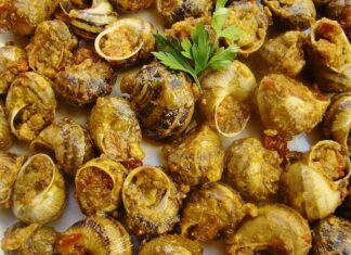 Ракушки с фаршем в духовке