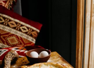 Татарский пирог с мясом и картошкой