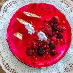 Летний Малиновый Торт в Кофейне