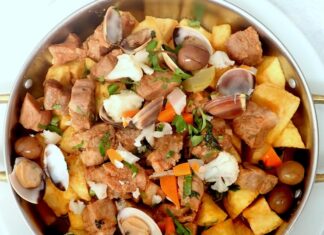 Свинина с картошкой и грибами: рецепт вкусного рагу