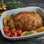 Филе бедра индейки с картошкой в духовке