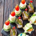 Канапе своими руками: рецепты с фото