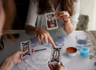 Дьявол и Тройка Кубков в Таро