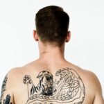 Мужские тату от плеча до локтя: эскизы