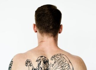 Мужские тату от плеча до локтя: эскизы