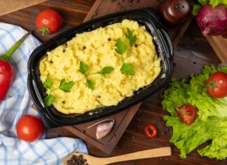 Картофельная запеканка с фаршем в духовке