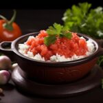 Помидорный салат с рисом на зиму