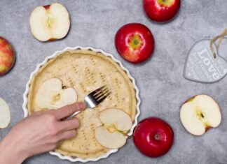 Шарлотка с яблоками в духовке: пошаговый рецепт