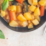 Капустно-картофельное рагу без мяса