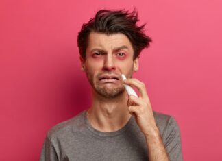 Примета: Прыщ на лбу слева у мужчин