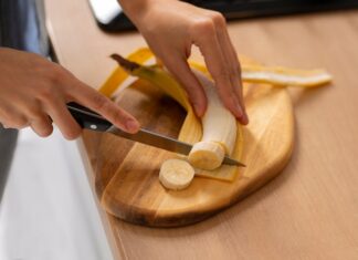 Домашнее мороженое с бананом