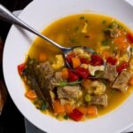 Суп из свежей капусты и говядины