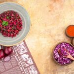 Салат из вареной свеклы и фасоли