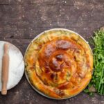 Дрожжевой пирог с капустой в духовке