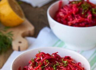 Винегрет без огурцов: рецепт с квашеной капустой