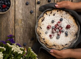 Кефирный пирог в духовке: рецепт