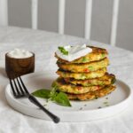 Кабачковые блины на молоке