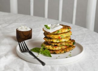 Кабачковые блины на молоке