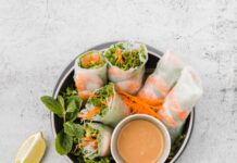 Спринг Роллы с Красной Рыбой