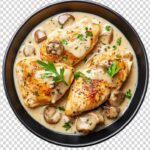 Курица с Грибами и Сметаной