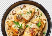 Курица с Грибами и Сметаной