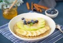 Овсяный блин с бананом: рецепт