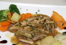 Капуста тушеная со свининой: рецепт