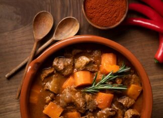 Шулюм из говядины в казане